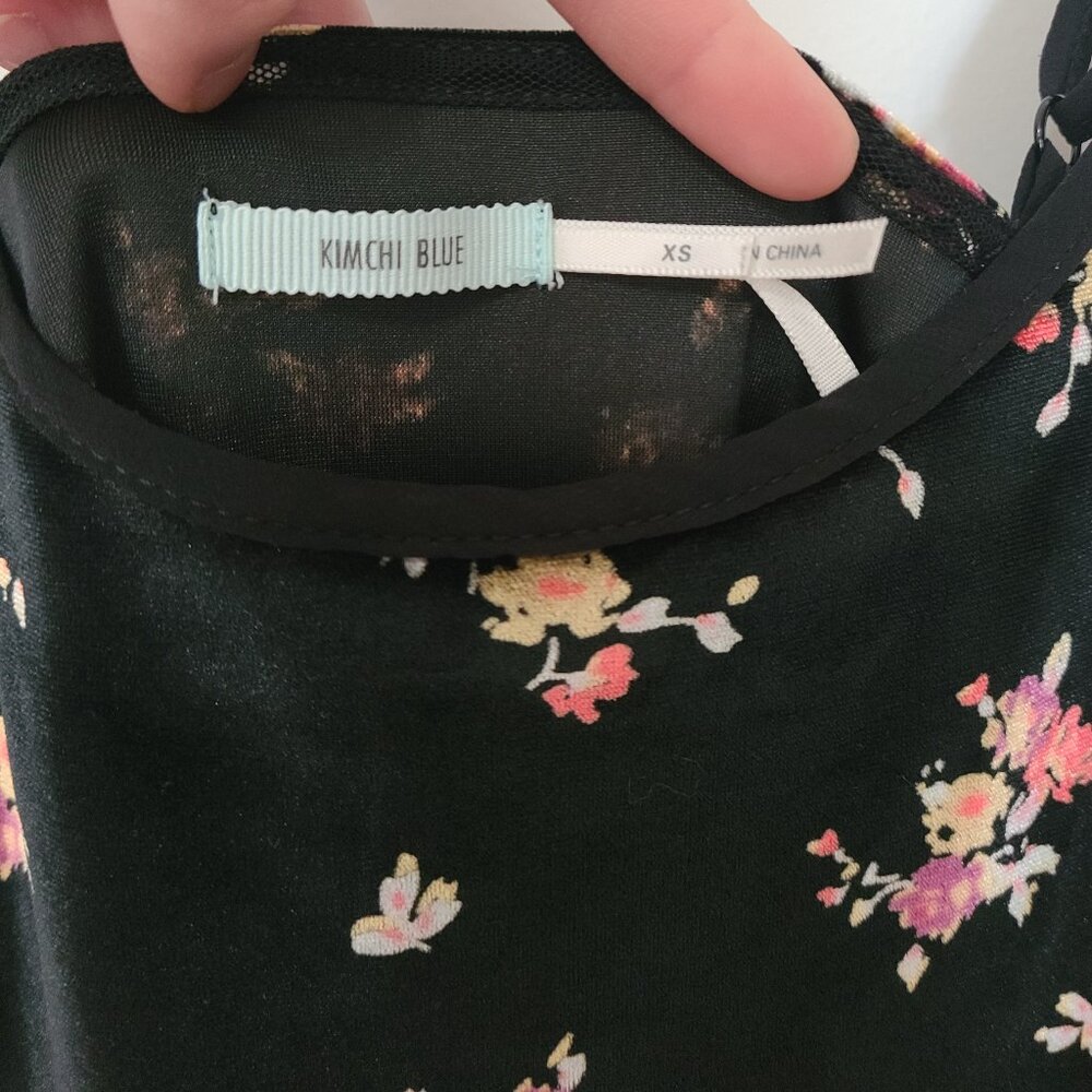 Urban Outfitters Kimchi Blue Black Maxi Dress